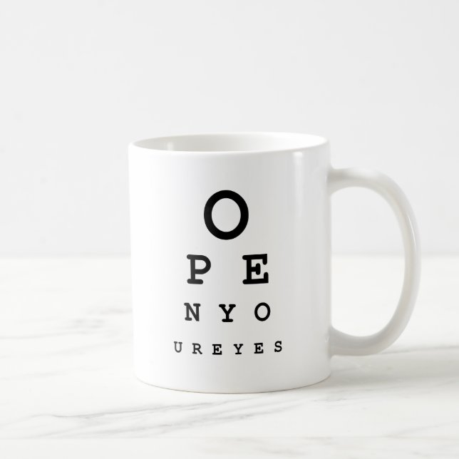 Taza De Café Ábrase los ojos (Derecha)