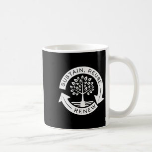 Taza De Café Abraza el estilo de vida sostenible - Día de la Ti