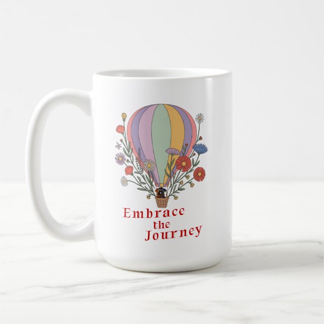 Taza De Café Abraza el viaje (Izquierda)