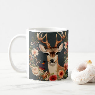 Taza De Café Abraza la elegancia y la gracia con nuestro ciervo