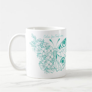 Taza De Café Abraza Tu Transformación Mariposa
