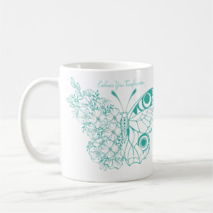 Taza De Café Abraza Tu Transformación Mariposa