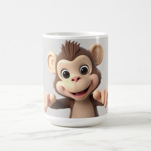 Taza De Café Abrázame mono (Centro)