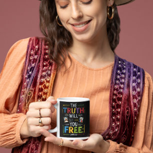 Taza De Café Abrazando la liberación: La verdad develada