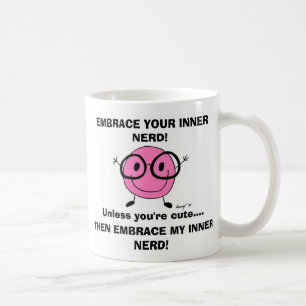 Taza De Café ABRAZAR SU NERD Mug INTERIOR