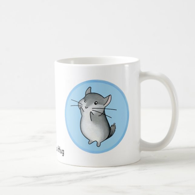 Taza De Café Abrazo de la chinchilla (Derecha)