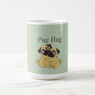 Taza De Café Abrazo de pug