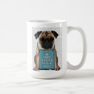 Taza De Café Abrazo de pug