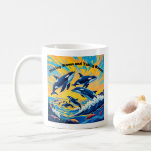 Taza De Café Abrazo del Océano