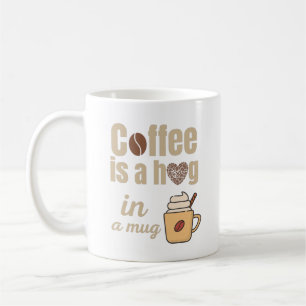 Taza De Café Abrazo en una taza divertido amante del café