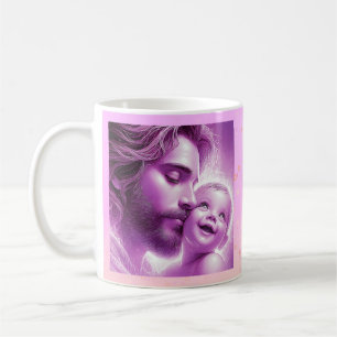 Taza De Café Abrazo rosa divino