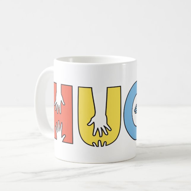 Taza De Café ABRAZOS (color) (Anverso izquierdo)
