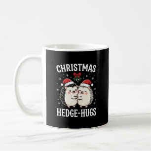 Taza De Café Abrazos de Navidad Erizo Lindo Erizo Fiesta