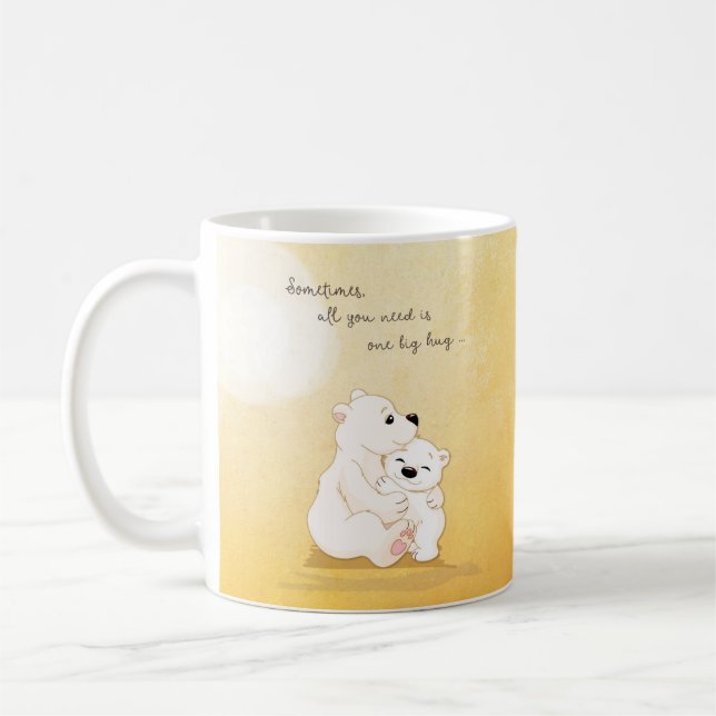 Taza De Café Abrazos De Oso Para Usted (Izquierda)