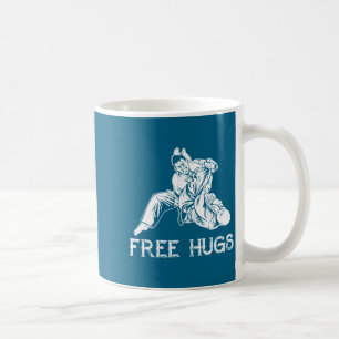 Taza De Café Abrazos Divertidos Jiu Jitsu Brasileño Mma Bjj 
