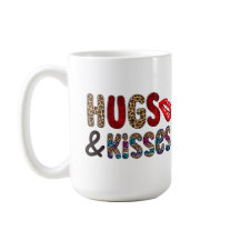 Abrazos y besos café Mug