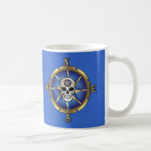 Taza De Café Abrújula de cráneo