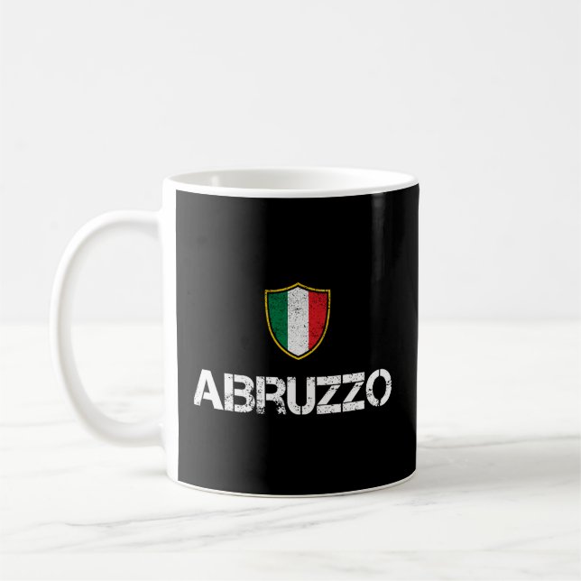 Taza De Café Abruzzo Italia Raíces de Abruzzese (Izquierda)