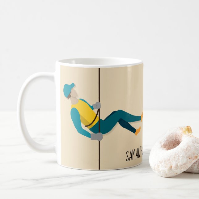 Taza De Café Abseiling (Con donut)