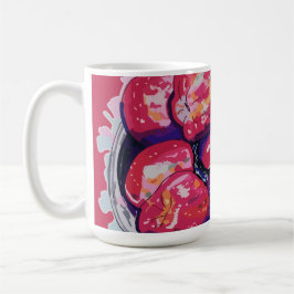 Taza De Café Abstract Apples