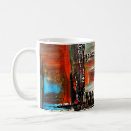 Taza De Café Abstract Art 