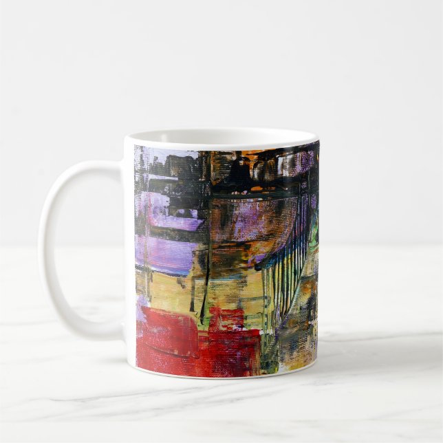 Taza De Café Abstract Art  (Izquierda)