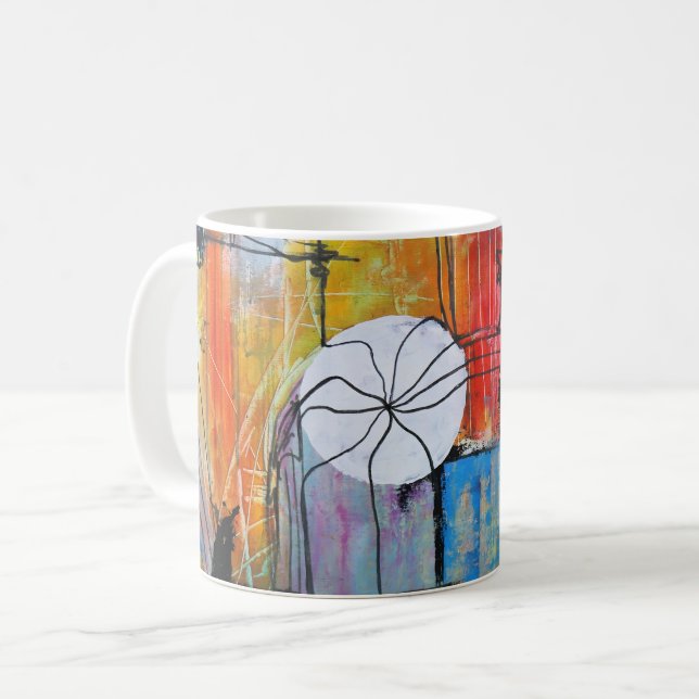 Taza De Café Abstract Art  (Anverso izquierdo)