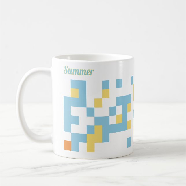 Taza De Café Abstract Art Mug - Summer (Izquierda)