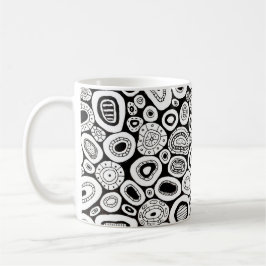 Taza De Café Abstract Art Random Blobby Shapes