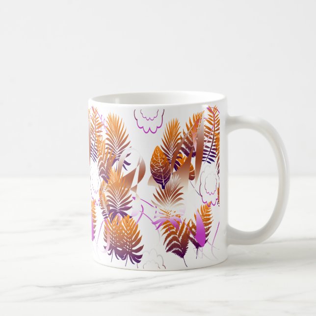 Taza De Café Abstract Autumnal Melancholy (Derecha)