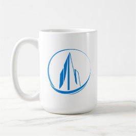 Taza De Café Abstract Building Peak Cityscape Circle