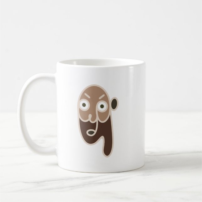 Taza De Café Abstract Coffman Man (Izquierda)