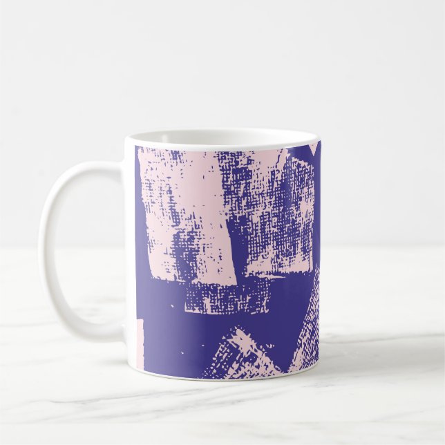 Taza De Café Abstract creative seamless pattern with brush stro (Izquierda)