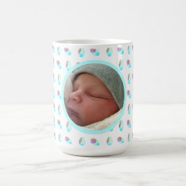 Taza De Café Abstract Feathers