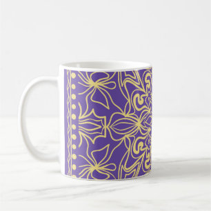 Taza De Café Abstract floral pattern. geometry, mandala design 