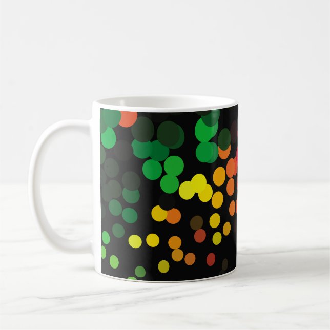 Taza De Café Abstract halftone background pattern. Geometric co (Izquierda)