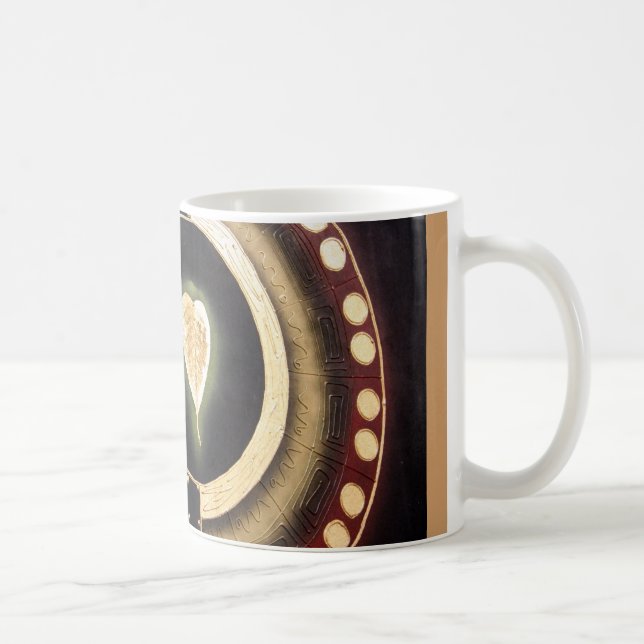Taza De Café Abstract Love Mug (Derecha)