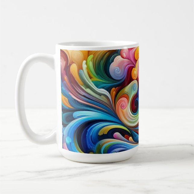 Taza De Café Abstract Mug (Izquierda)