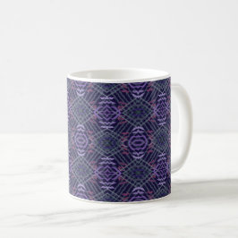 Taza De Café Abstract Pattern Art Of Watercolor Brushstrokes
