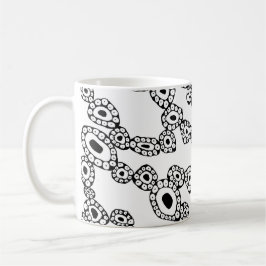 Taza De Café Abstract Random Circle Blob Shapes