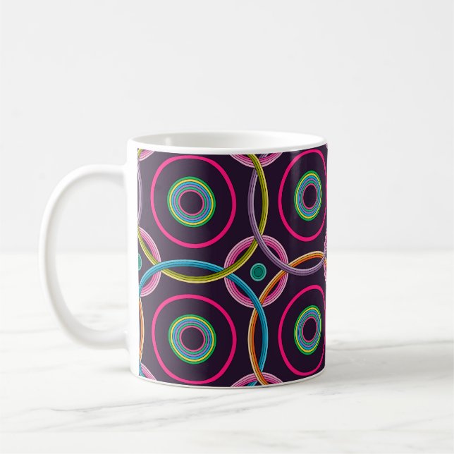 Taza De Café Abstract seamless pattern background.abstract, abs (Izquierda)