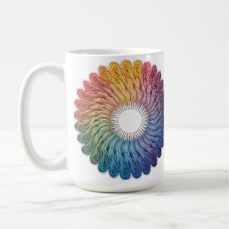 Taza De Café Abstract vivid mug