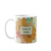 Abstract Watercolor Chickadee - Amber