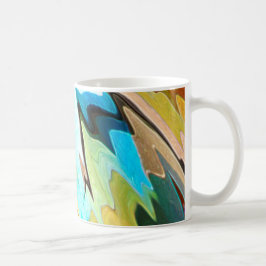 Taza de café abstracta