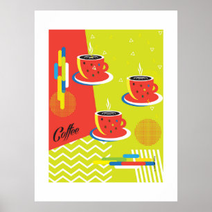 Taza de café abstracta Arte contemporáneo de moda