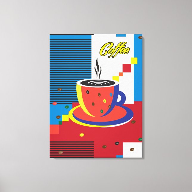 Taza de café abstracta Arte contemporáneo de moda (Anverso)