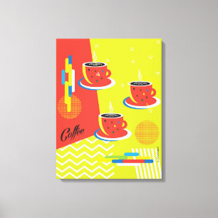 Taza de café abstracta Arte contemporáneo de moda