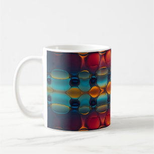 Taza De Café Abstracta danza del petróleo y el agua