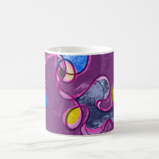 Taza de café abstracta del Chakra del Corazón (ver