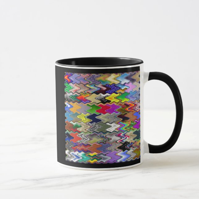 Taza de café abstracta del color (Derecha)